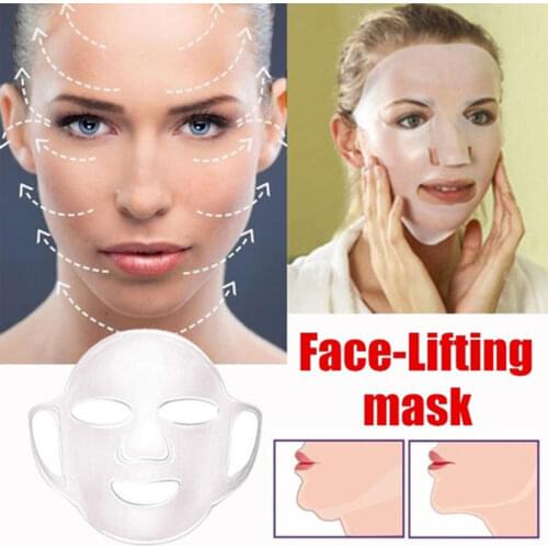 1PC Reusable Women Skin Care Tool Moisturizing Ear Fixed Silicone Face Mask