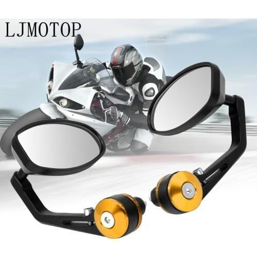 For yamaha tmax 500 tmax500 t max 500 TMAX 530 2001-2019 Motorcycle Rear View Side Mirrors Rearview Bar End cafe racer mirror