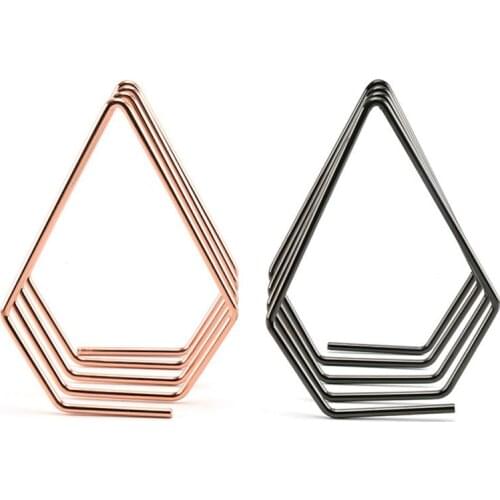 New Conical Bookshelf Bookshelf Iron Art Shelf Desktop Magazine Book Shelf Household Storage Accessories