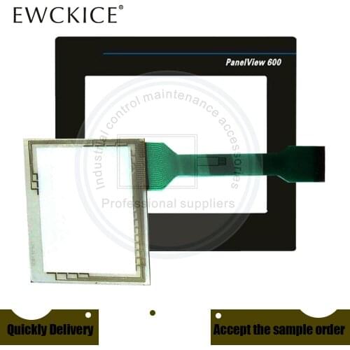NEW PanelView 600 2711-T6C1L1 2711-T6C2L1 HMI PLC Touch screen AND Front label Touch panel AND Frontlabel