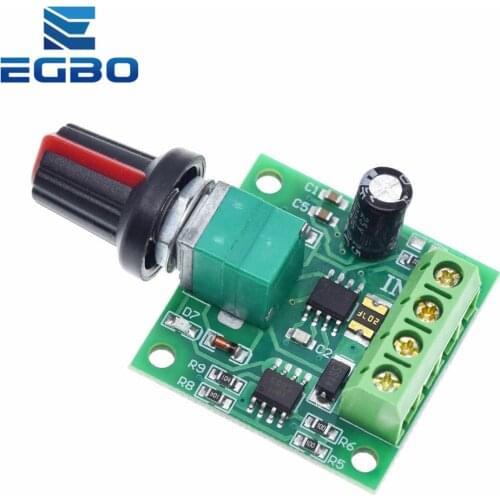 New DC 1.8V 3V 5V 6V 12V 2A PWM Motor Speed Controller Low Voltage Motor Speed Controller PWM 0~100% Adjustable Drive Module