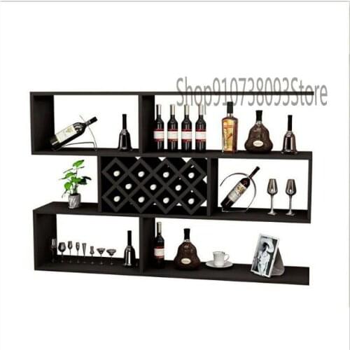 Simple Dining Room, Living Room, Hanging Wine Rack, Wine Cabinet, Wall Mounted Shelf, Creative Wine Glass Rack, Wall Mounted Win