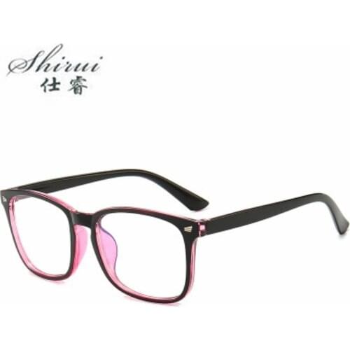 Retro Rectangle Eyewear Clear Glasses Spectacles Optical Eye Glasses Frames for Women Transparent Eyeglasses Frame Fake Glasses