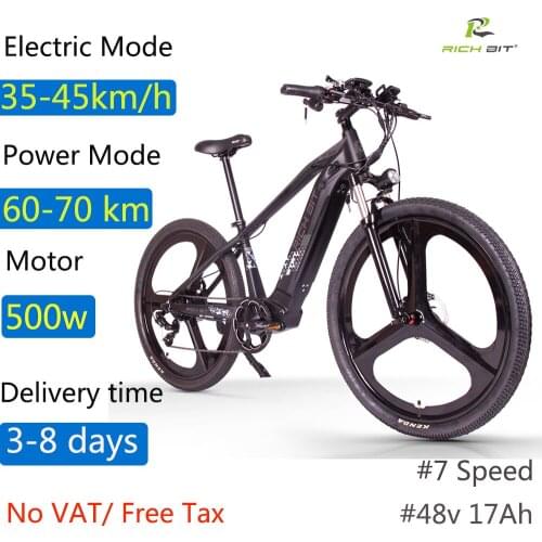 New 520 Mountain Electric Bicycle 48V Motor 500W 10AH Battery Smart Electric Bike With EU Plug 29 Inch Mens Riding MTB E-bike