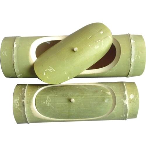 Handmade Natural Bamboo Steamed Rice Barrels Green Steaming Cup Soup Bowl Healthy Life Steaming with Lid