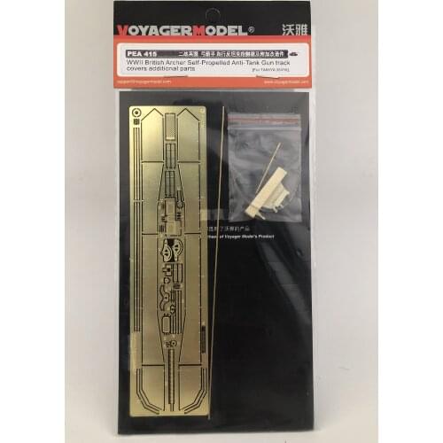 Voyager 1/35 PEA415 WWII British Archer Self-Propelled Anti-Tank Gun track covers additional parts ForTAMIYA35356