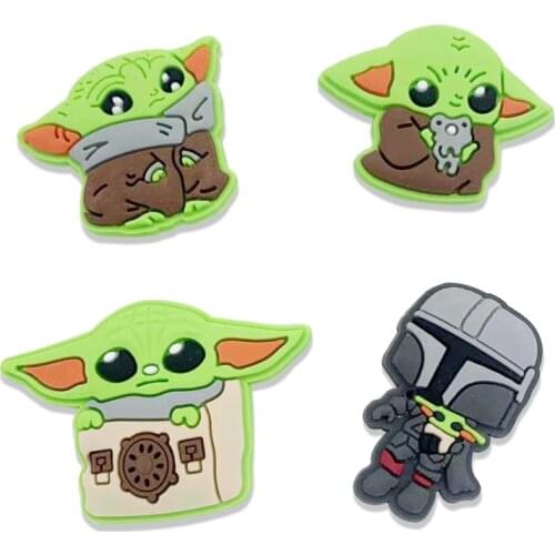 High Quality Single Sale 1pcs Cartoon Shoe Charms Accessories Decorations PVC Croc Jibz Buckle for Kids Party Xmas Gifts