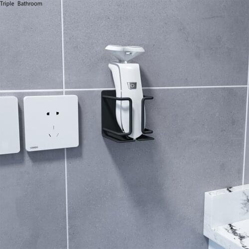 Triple Bathroom Shaver Holders