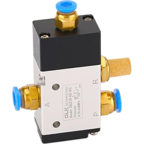 High Quality 3A110-06 3A210-08 3A310-10 3A410-15 2 Position 3 Way Air Control Reversing Valve 1/8" 1/4" 3/8" 1/2"