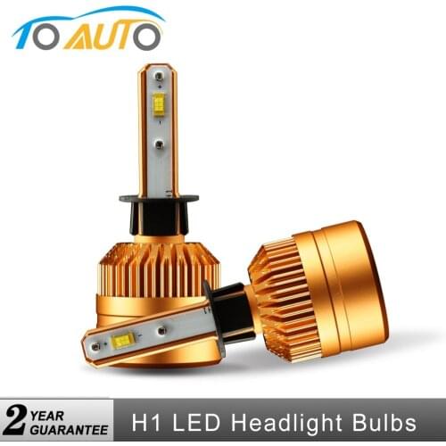 2Pcs Car H1 Led Headlight Bulbs 50W 8000LM Super Bright White Auto Front Bulb Lamp LED Lights Automobiles Headlamp 12V 24V