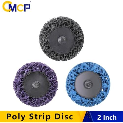 CMCP 2Inch Poly Strip Disc Abrasive Wheel Paint Rust Remover Clean Grinding Wheels for Motorcycles Durable Angle Grinder Car