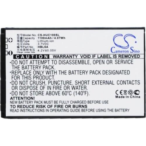 Cameron Sino 1100mAh battery for ESIA Music Box for HUAWEI C2600 C2605 C2606 C2800 C2808 C2809 C2900 C3305 C5100 C5588 C7100