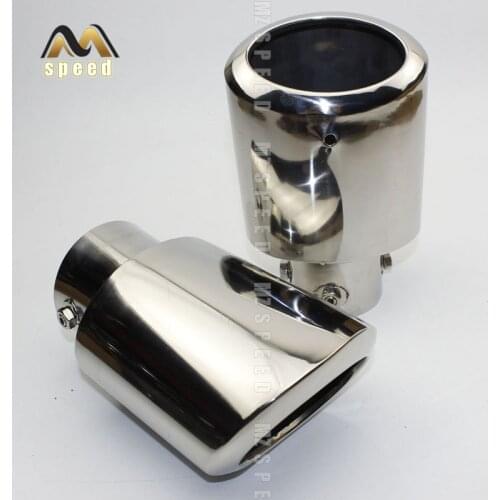 Car accessories Exhaust system Muffler Universal silver exhaust tip Boutique snap-type exhaust muffler
