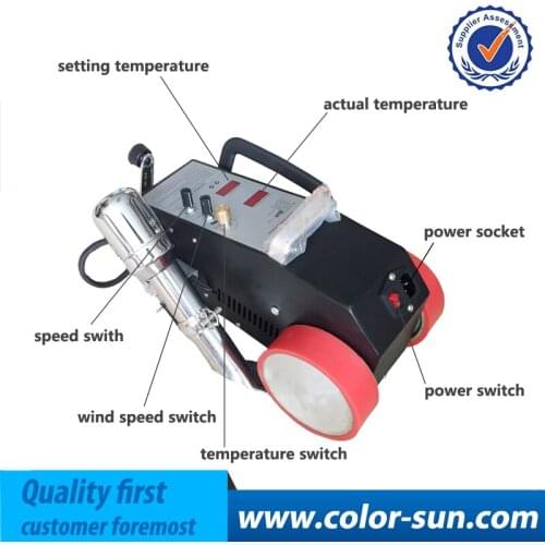 Banner welding machine/intelligent plastic butt welding machine/equipped imported heat gun