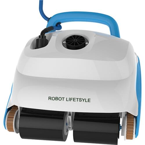 Free Shipping Fashion Swimming Pool Robot Cleaner Swimming Pool Automatic Pool Cleaning Equipment iCleaner-200 with Caddy Cart