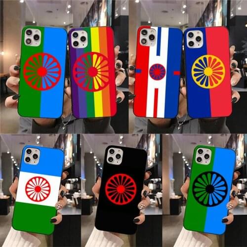 Romani roma flag Phone Case for iphone 12 pro max 11 pro XS MAX 8 7 6 6S Plus X 5S SE 2020 XR case