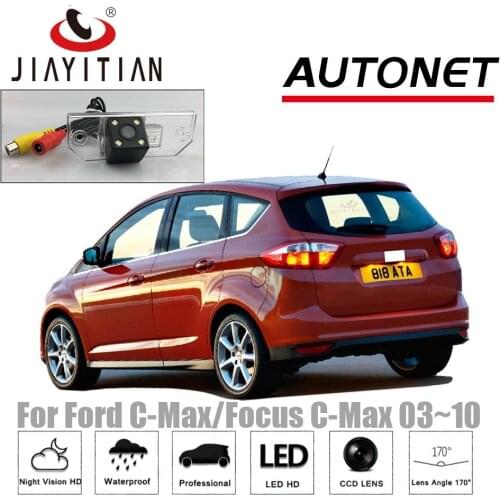 JiaYiTian Rear View Camera for ford focus Sedan 2/3 2008~ 2012 C-Max CCD Reverse Camera license plate Camera backup camera