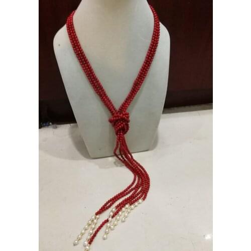 Wholesale freshwater pearl white baroque 7-9mm nature beads necklace 18" FPPJ