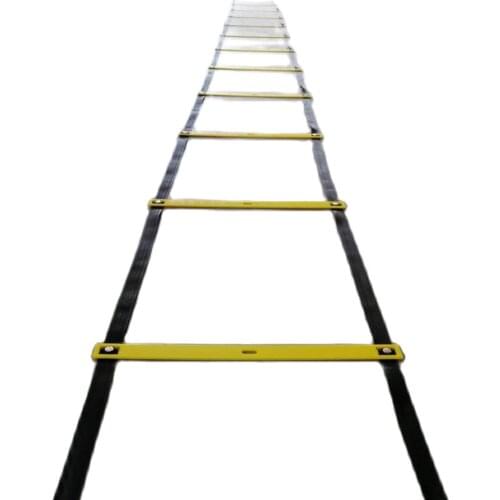 Factory wholesale high quality soccer training equipment agility ladder football agility speed fixed rungs ladder 6 m 12 rungs