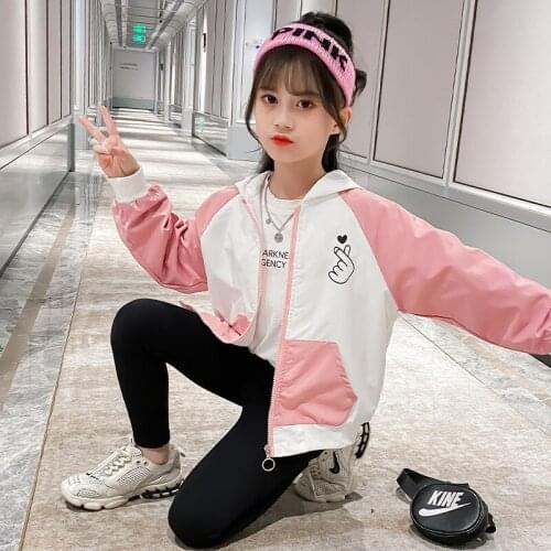 Girls Babys Kids Coat Jacket Outwear 2021 Loose Spring Autumn Overcoat Plus Size Top Cardigan Toddler Childrens Clothing