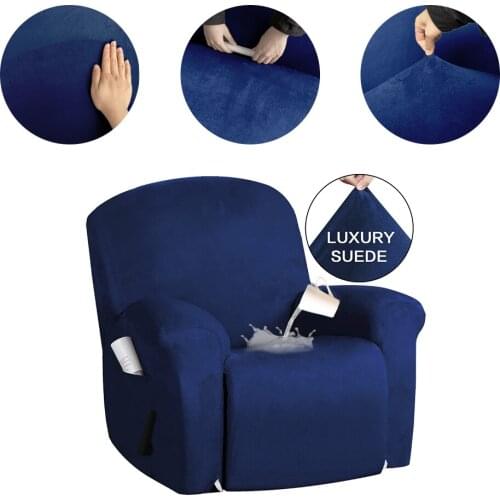 Fully Enclosed Waterproof Recliner Cover Chair cover non-slip Single Seat Couch Living Room Sofa Slipcover Armchair Cover