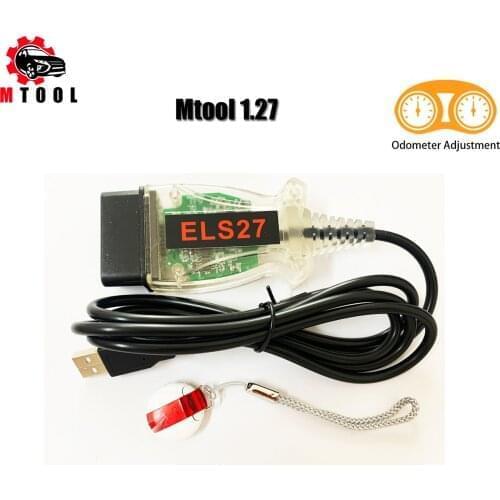 Odometer Correction Software MTool Lite 1.27 Version Mileage Programmer work to Adjust the Mileage Change of Cars Via Els27