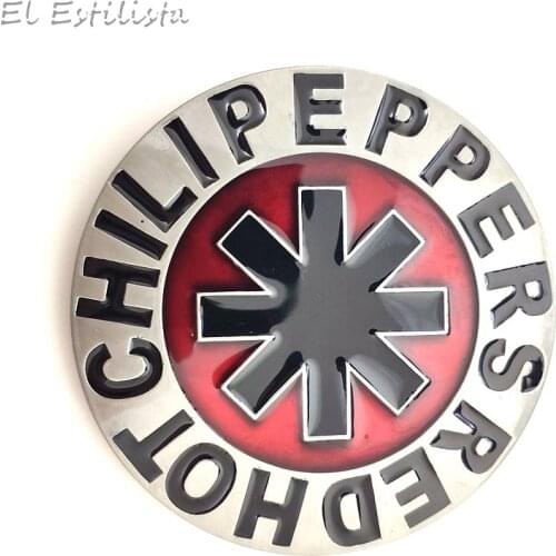 Retail Brand Mens Music Round Belt Buckle for 4cm Width Belts Jeans Accessories Cowboy Cowgirl Hebillas Band Letters Belt Buckle