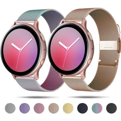 Magnetic loop band for Samsung watch 3 Galaxy watch 46mm active 2 gear S3/S2 bracelet correa HUAWEI watch gt 2/2e/pro strap 22mm