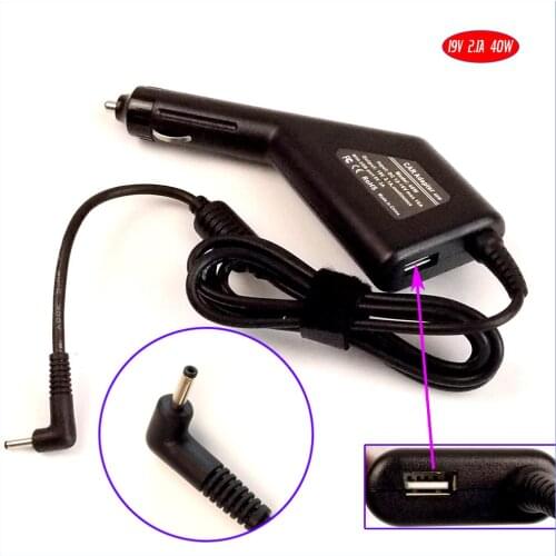 19V 2.1A Laptop Car DC Adapter Charger + USB for Samsung 305U1A 305U1A-A06 305U1A-A05 305U1A-A07 530U3C 532U3C XE700T1A-H02US