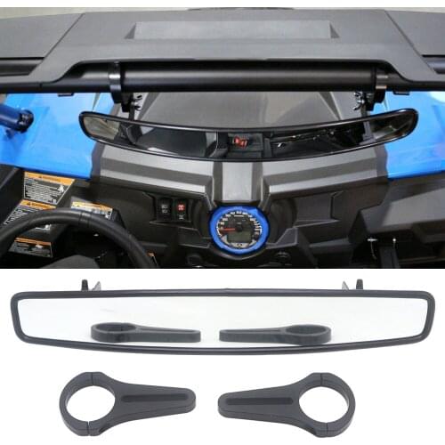1.75" UTV Wide Rear View Mirror Racing Mirror for Polaris RZR Rangers 800 1000 XP 900 1000 for Yamaha Rhino Top for Honda