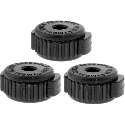 3pcs ABS Drum Set Cymbal Quick Assembly Mate Replacement Accessories