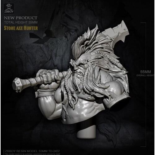 55mm Resin Bust kits figure self-assembled TD-2457