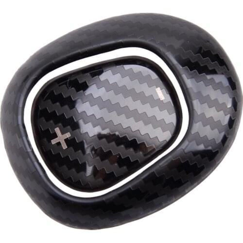 Car Carbon Fiber Style Gear Shift Knob Head Trim Cover Fit For Chevrolet Malibu 2016 2017 2018 2019 2020 Accessories