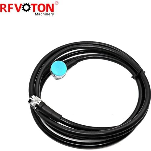 Free shipping 1 piece rf cable assembly N male right angle to MINI UHF PL259 plug connector with LMR240 Jumper cable 2meters