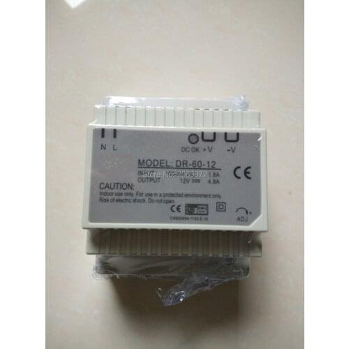 Din rail power supply 60w 12V power suply 5V/12v24V 60w ac dc converter DR-60-5/12/24 good quality