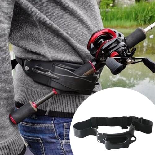 Fishing Rod Holder Belt Accessories Professional Waist Pole Holder Pole Belt for Father Men Fishing