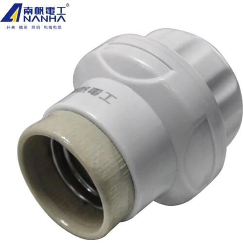 E27 suspended screw lamp holder porcelain lamp holder high temperature resistant heat preservation lamp holder for farms