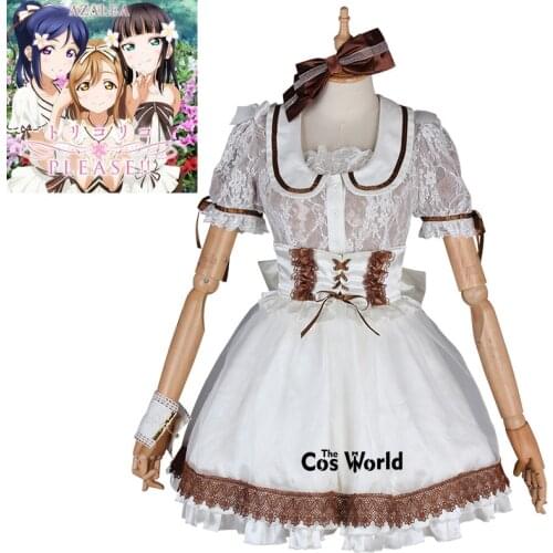 Love Live Sunshine Aqours AZALEA PLEASE Kunikida Hanamaru Dress Uniform Outfit Anime Cosplay Costumes