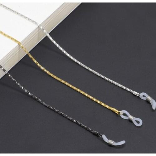 Metal Eyeglass Chains Sunglasses Non-slip Reading Glasses Chain Eyewears Cord Holder Neck Strap Rope Glasses Accessories