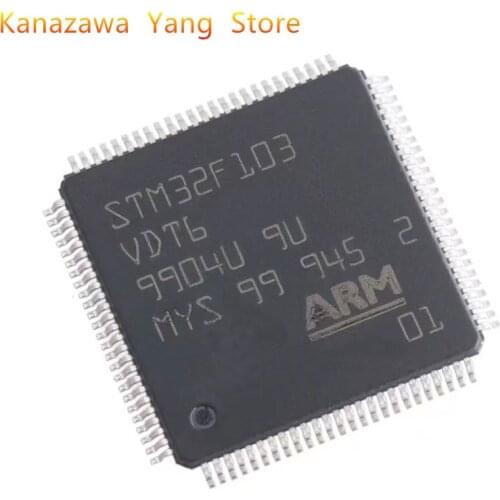 1 Pcs 5Pcs/Lot Brand New STM32F103VDT6 STM32F103 VDT6 LQFP-100 ARM 32-bit Microcontroller In Stock Best Quality