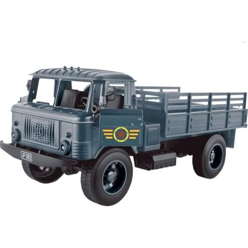 1:20 Scale military truck models Off-Road Vehicle simulation 4 Wheels Drive Army Auto Trucks Boy Children Toys gift