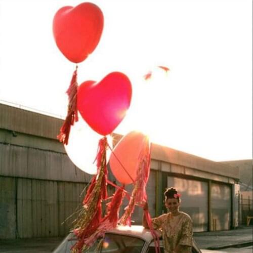 36inch White Red Large Heart Latex Balloons Inflatable 90cm Balloon Birthday Party Wedding Decoration Valentines Day Decor Gift