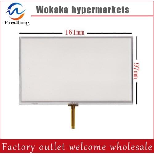 New 7 inch 4Wire Resistive Touch Panel Digitizer Screen For teXet TN-833 RDVR GPS Free shipping