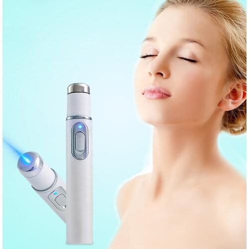 Acne Laser Pen Portable Wrinkle Remover Soft and Durable Scratch Removal Therapy Blu-Ray Pen Massage Spider Vein Eraser Beauty