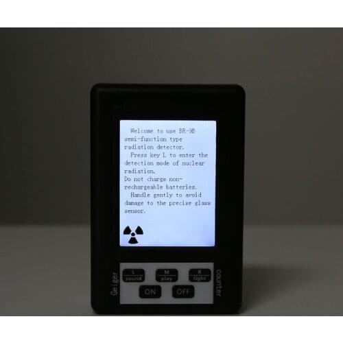 Upgrade Geiger Counter Nuclear Radiation Detector Personal Dosimeter Marble Tester X-ray Beta Gamma Ray Display Screen Radiation
