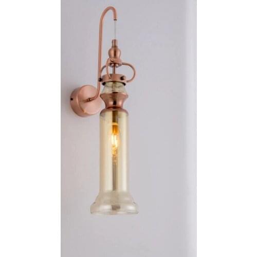 Modern minimalist fashion hallway hallway entrance wall lamp Scandinavian designer bedroom bedside glass vase wall lamp led lamp