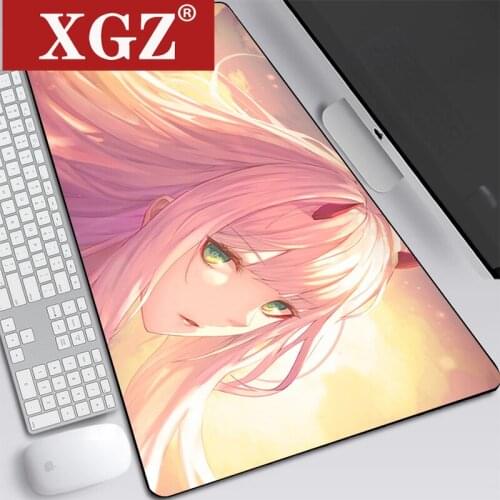 XGZ franxx portable mouse pad anime baby on notebook game 80x30cm/40X90CM non-slip sexy girl csgo rubber