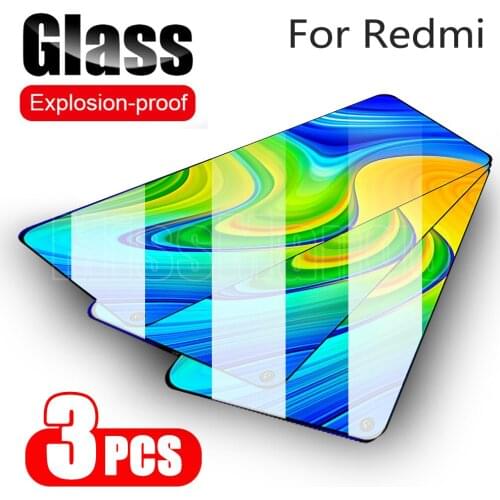 3 pcs Protective Glass For Redmi Note 9 Screen Protector For Redmi Note 9 Pro Max Note 9 Pro Tempered Glass For Redmi Note 9s