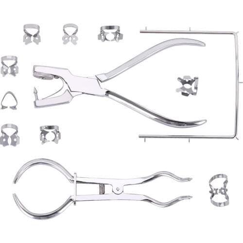 1 Set Teeth Care Dental Dam Perforator Dental Dam Hole Puncher Pliers for Dentist Rubber Dam Puncher Lab Orthodontic Tools