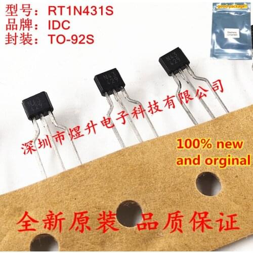 10pcs 100% new and orginal RT1N431S-T112 silk-screen N43 TO-92S in stock